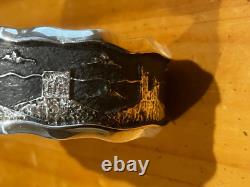 Vintage Ric Charlie Native American Cuff Bracelet PATINA RECOLORED GREAT CONDIT