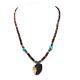 Vintage Roysten Turquoise Nugget & Penshell Heishi Bead Necklace