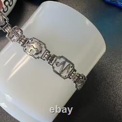 Vintage Shube's Manufacturing Southwest Shop Silver Bracelet