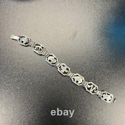 Vintage Shube's Manufacturing Southwest Shop Silver Bracelet