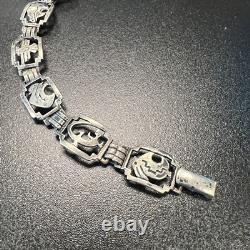 Vintage Shube's Manufacturing Southwest Shop Silver Bracelet
