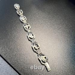 Vintage Shube's Manufacturing Southwest Shop Silver Bracelet