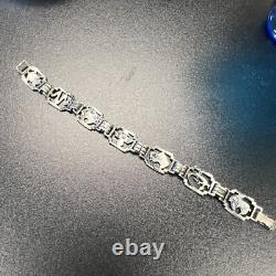 Vintage Shube's Manufacturing Southwest Shop Silver Bracelet