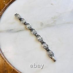 Vintage Shube's Manufacturing Southwest Shop Silver Bracelet