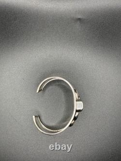 Vintage & Signed Patrick Smith, Navajo Sterling Silver 3d Pots Cuff C. 1970