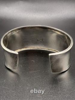 Vintage & Signed Patrick Smith, Navajo Sterling Silver 3d Pots Cuff C. 1970