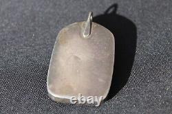 Vintage Southwestern Jewelry Pendant Native American Silver Turquoise Onyx