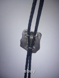 Vintage Southwestern/Navajo sterling silver Kokopelli Figure bolo tie