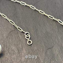 Vintage Sterling 18 Necklace Earrings Set Statement Southwest Turquoise Paws 4E