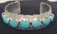 Vintage Sterling 925 Navajo Davendale 49.5 grams Turquoise Cuff Bracelet