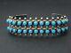 Vintage Sterling 925 Pacific Jewelry Company Turquoise Cuff Bracelet 26.9g B73