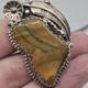 Vintage Sterling Navajo Tiger's Eye Ring Large Statement Signed Native Size 7.75