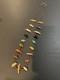 Vintage Sterling Silver Multi Stone Animal Artisan Heishi Zuni Fetish Necklace