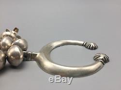 Vintage Sterling Silver Squash Blossom Necklace