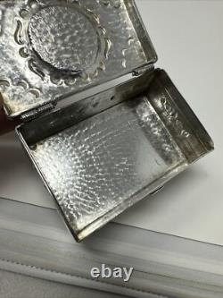 Vintage Sterling Silver Turquoise Navajo Southwestern P. Yellowhorse Trinket Box