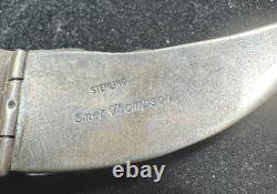 Vintage Sterling & Stone Necklace By Navajo Artist Emer Thompson