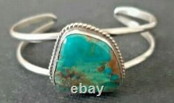 Vintage Sterling silver and Turquoise cuff bracelet