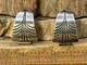 Vintage Steve Yellowhorse Navajo Sterling Silver Etched Watch Tips-454.26
