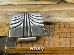 Vintage Steve Yellowhorse Navajo Sterling Silver Etched Watch Tips-454.26