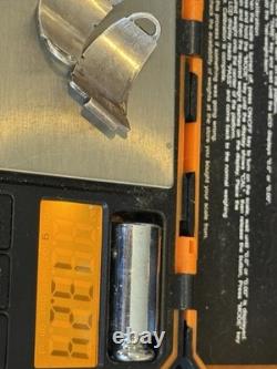 Vintage Steve Yellowhorse Navajo Sterling Silver Etched Watch Tips-454.26