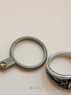 Vintage Tiger Eye Silver Ring Native Size 11