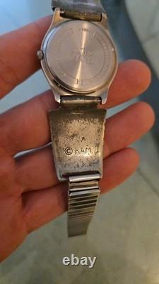 Vintage Timex Acqua Mens Unique Navajo Bracelet Signed @Ram77