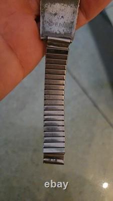 Vintage Timex Acqua Mens Unique Navajo Bracelet Signed @Ram77