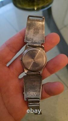 Vintage Timex Acqua Mens Unique Navajo Bracelet Signed @Ram77