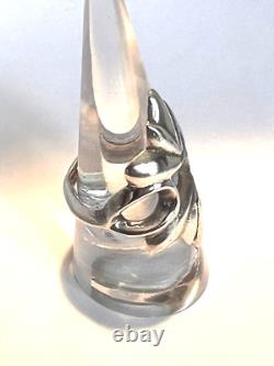 Vintage Tufa cast ring Size 7.75 925 Sterling silver handcrafted Native American