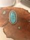 Vintage Turquoise Sterling Silver Ring Handcrafted Native American Jewelry