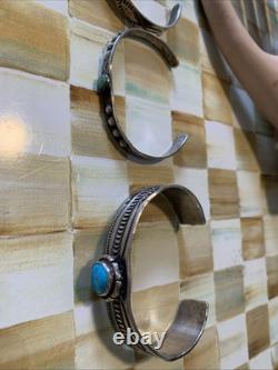 Vintage Turquoise old pawn native american jewelry bracelet Lot