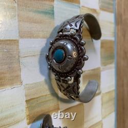 Vintage Turquoise old pawn native american jewelry bracelet Lot