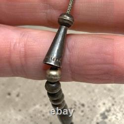 Vintage Viola Calavaza Zuni Sterling Snake Necklace Turquoise Coral Pendant