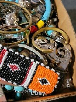 Vintage Wholesale Lot Native American Southwest Jewelry Bracelets Rings Earrings