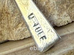 Vintage Wilbur Iule Zuni Sterling SIlver Coral Cross Pendant-330.26