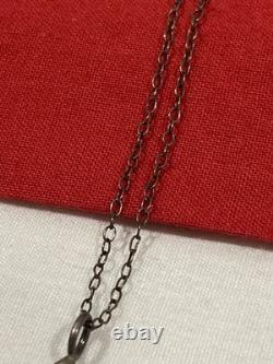 Vintage ZUNI Native American 925 Sterling Silver Pendant Necklace & Earrings Set