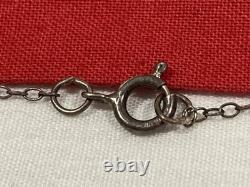 Vintage ZUNI Native American 925 Sterling Silver Pendant Necklace & Earrings Set Vintage ZUNI Native American 925 Sterling Silver Pendant Necklace & Earrings Set