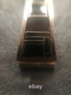 Vintage Zuni Native American Jewelry Watch Jet Black Inlay Sterling CS Lonjose