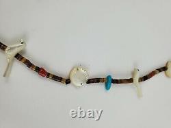 Vintage Zuni Native American Necklace Fashion Jewelry Costume Jewelry
