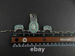 Vintage Zuni Needlepoint Jewelry Native American Jewelry 925 Sterling Silver