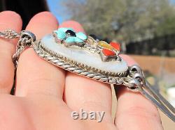 Vintage Zuni Sterling & Multi Stone LG Pendant, by Sarah & Mike Simplicio