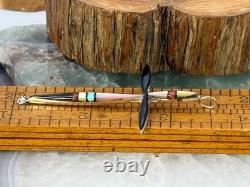 Vintage Zuni Sterling Silver Multi Stone Inlay Cross Pendant-2083.25