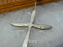 Vintage Zuni Sterling Silver Multi Stone Inlay Cross Pendant-2083.25