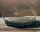 Vintage Zuni Sterling Silver Natural Turquoise Cuff Bracelet Signed R. L. 20.4g