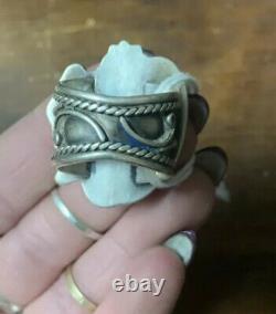 Vintage coral & sterling silver ring! Old Pawn Jewelry Native American Indian