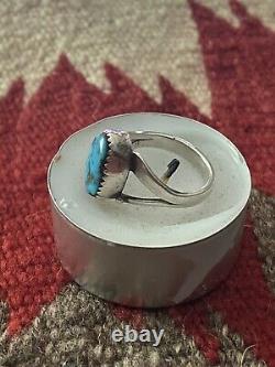 Vintage native american sterling turquoise ring jewelry 7