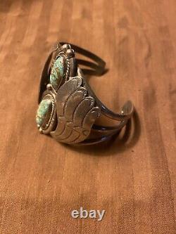 Vintage native american turquoise jewelry signed