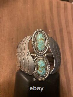 Vintage native american turquoise jewelry signed