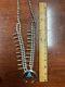 Vintage sterling silver Native Indian Necklace Navajo Turquoise Jewelry Rare