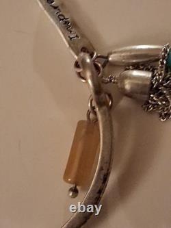 Vintage sterling silver and turquoise bracelet